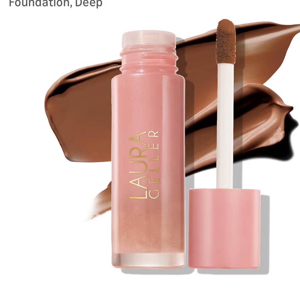Laura Geller Balance N Glow Hydrating Liquid Foundation 0.9 Oz Deep NIB